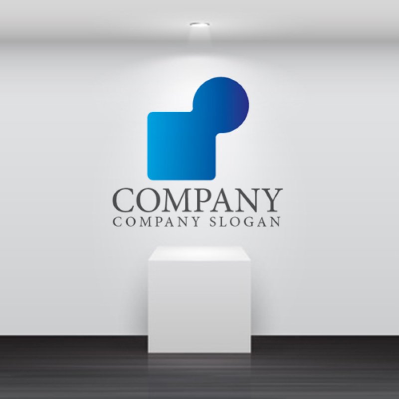 画像2: 四角・輪・融合・グラデーション・ロゴ・マークデザイン322 (2)