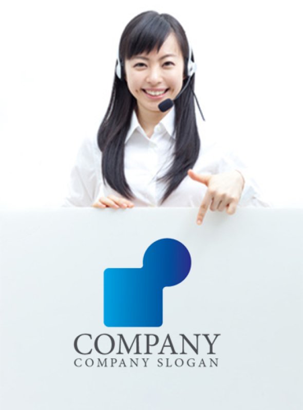 画像3: 四角・輪・融合・グラデーション・ロゴ・マークデザイン322 (3)