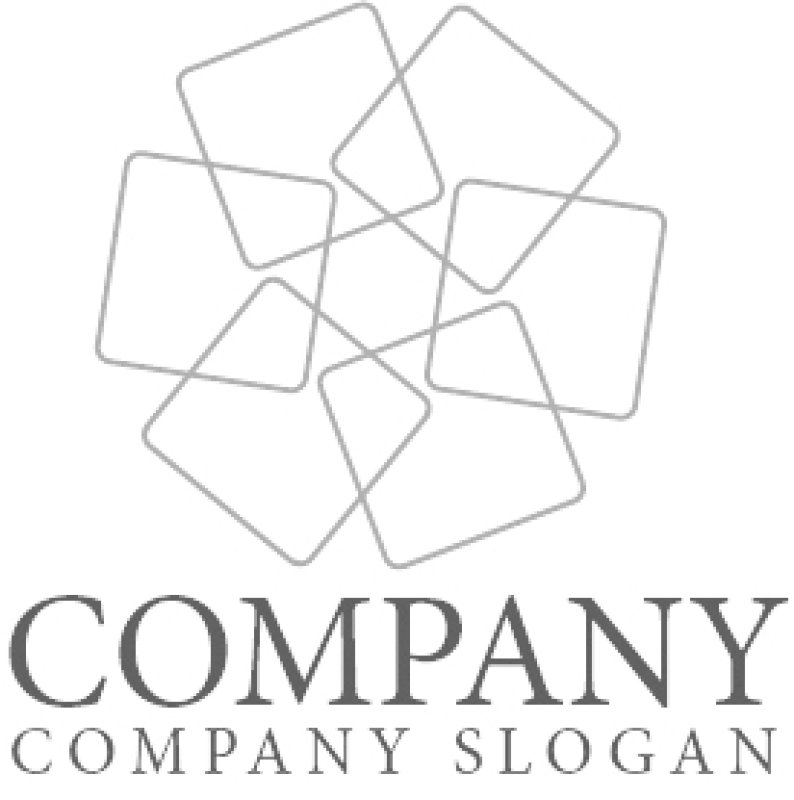 画像4: カード・四角・花・ロゴ・マークデザイン326 (4)