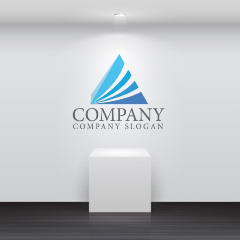 画像4: ピラミッド・三角・曲線・上昇・ロゴ・マークデザイン330 (4)