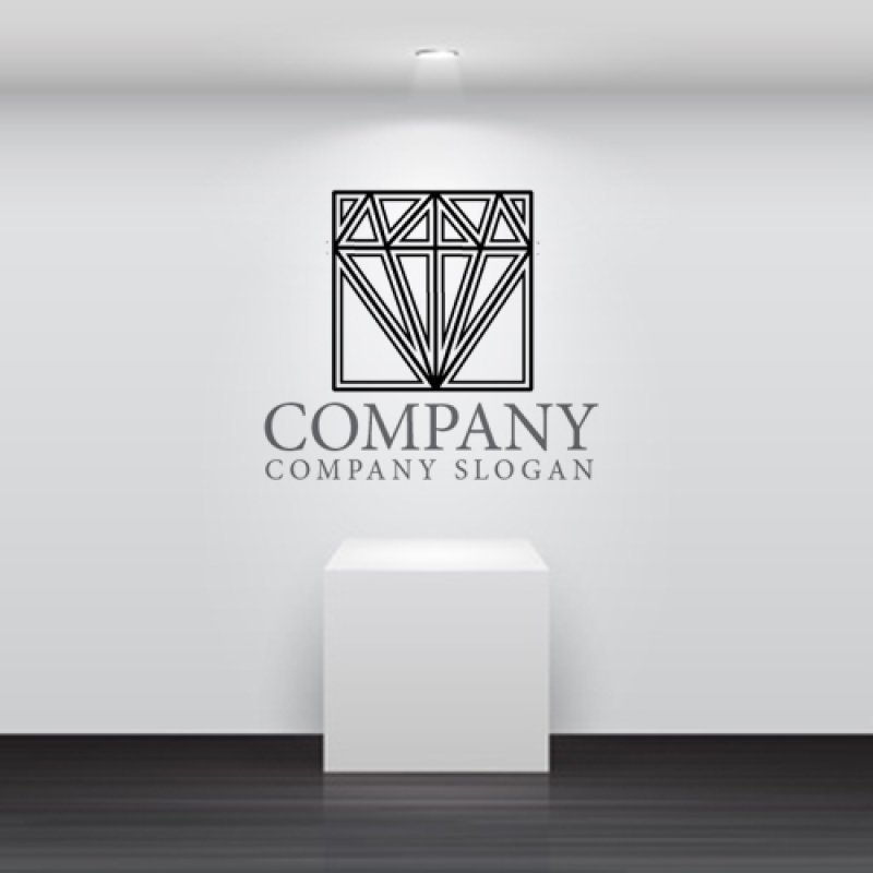 画像5: 四角・ダイヤモンド・輝き・ロゴ・マークデザイン341 (5)