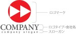 画像10: 輪・三角・早送り・ロゴ・マークデザイン342 (10)