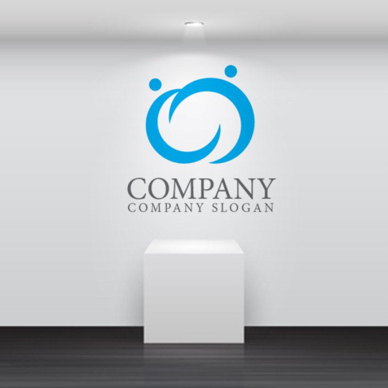 画像3: 人・曲線・輪・ロゴ・マークデザイン1006 (3)