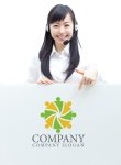 画像4: 人・輪・ 八角系・花・ロゴ・マークデザイン1008 (4)