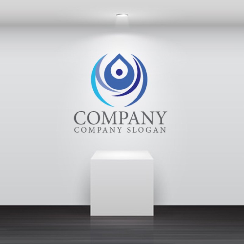 画像4: 人・ M・曲線・メディテーション・ロゴ・マークデザイン1039 (4)