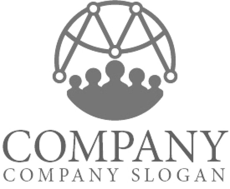 画像5: 人・世界・輪・ネットワーク・ロゴ・マークデザイン1042 (5)