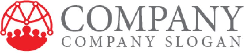 画像6: 人・世界・輪・ネットワーク・ロゴ・マークデザイン1042 (6)