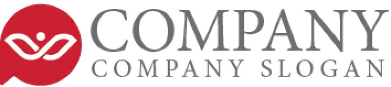 画像6: 人・吹き出し・輪・羽・ロゴ・マークデザイン1057 (6)