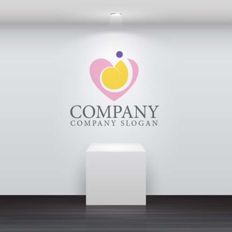 画像4: 人・ハート・曲線・上昇・温もり・ロゴ・マークデザイン1081 (4)