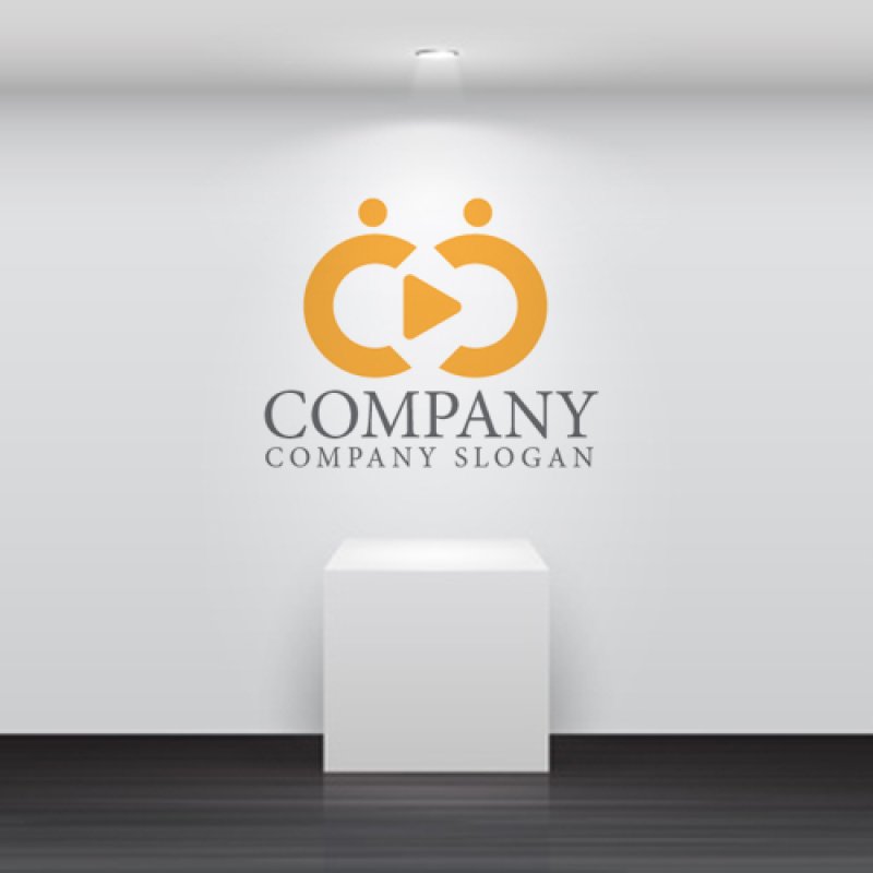 画像4: 三角・輪・人・play・友情・協力・ロゴ・マークデザイン1097 (4)