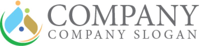 画像6: 人・家・家族・曲線・友情・協力・アルファベット・ロゴ・マークデザイン1103 (6)