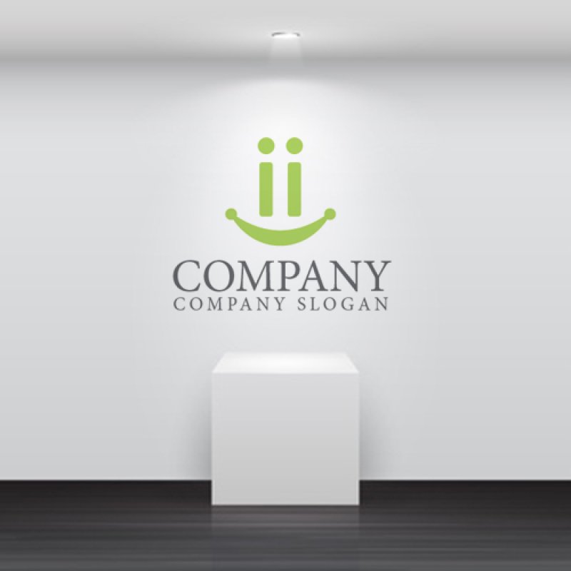 画像4: i・笑顔・ペア・ロゴ・マークデザイン1118 (4)