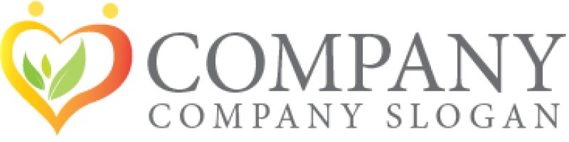 画像6: 葉・ハート・人・友情・協力・温もり・ロゴ・マークデザイン1134 (6)