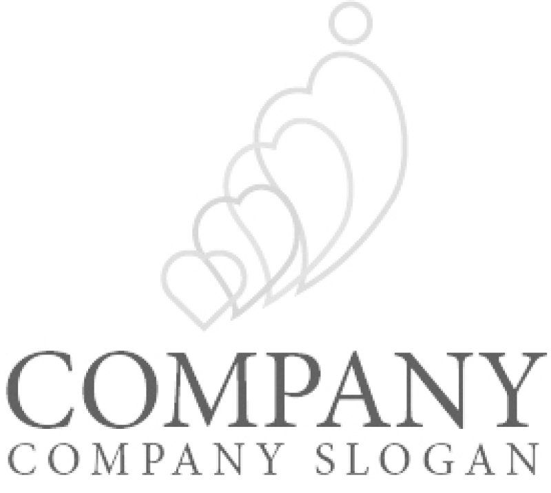 画像5: ハート・拡大・人・成長・友情・ロゴ・マークデザイン1140 (5)