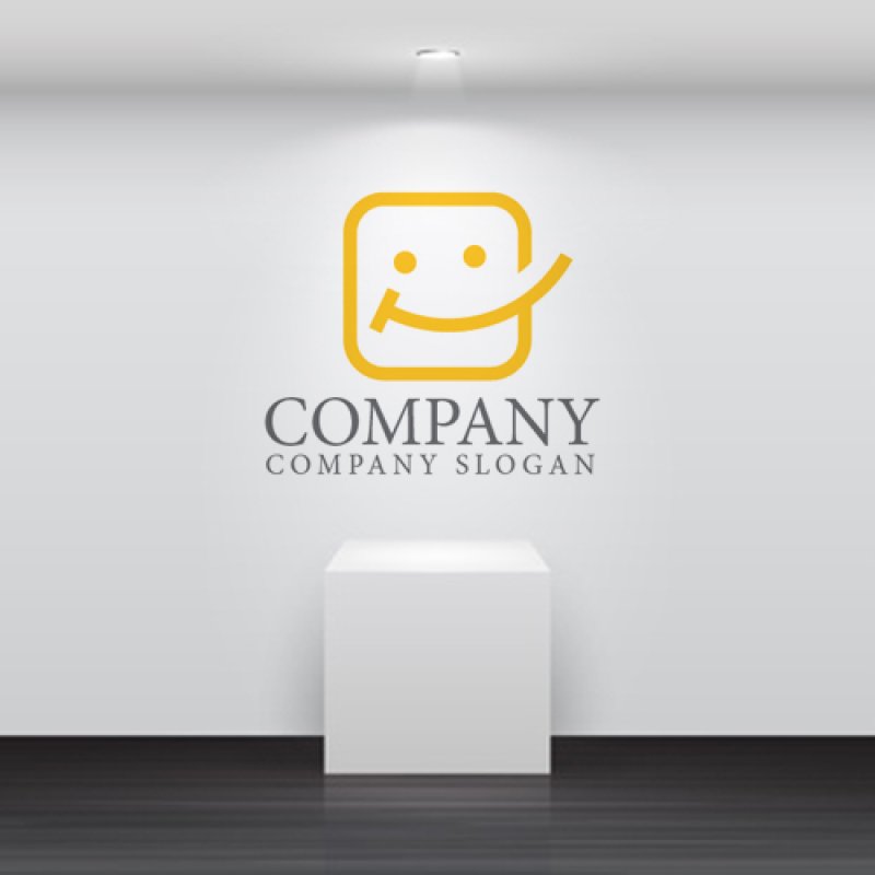 画像4: 笑顔・四角・人・ロゴ・マークデザイン1145 (4)