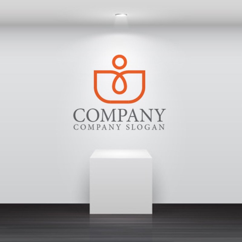 画像4: 人・葉・羽・アルファベット・ロゴ・マークデザイン1159 (4)