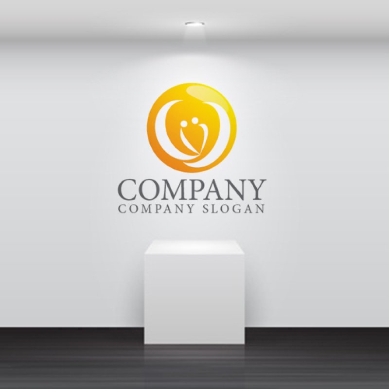 画像4: 人・輪・曲線・協力・花・グラデーション・ロゴ・マークデザイン1164 (4)