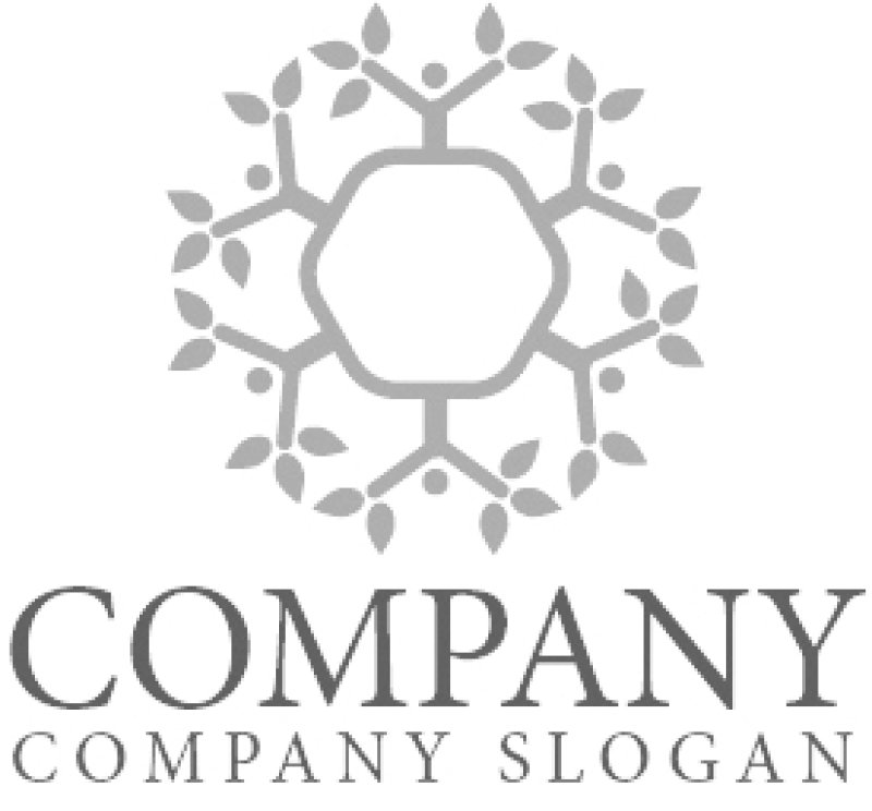 画像6: 人・木・葉・六角形・ロゴ・マークデザイン1203 (6)