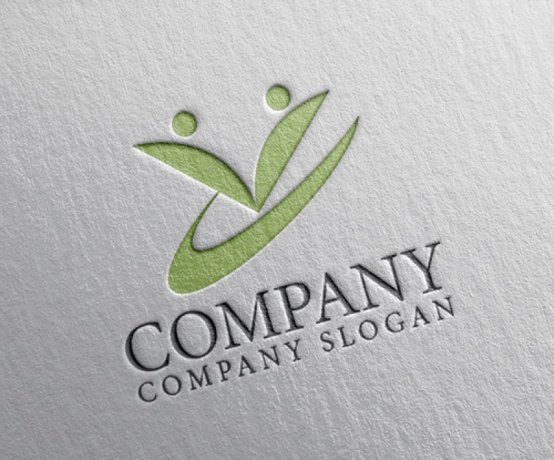 画像2: 人・V・曲線・成長・協力・ロゴ・マークデザイン1218 (2)