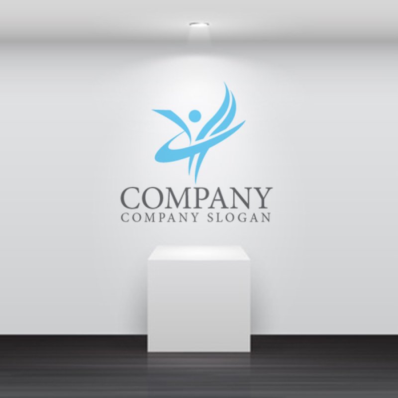 画像5: 人・楕円・輪・曲線・上昇・Y・ロゴ・マークデザイン1219 (5)