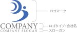 画像10: 人・曲線・輪・B・ロゴ・マークデザイン1222 (10)