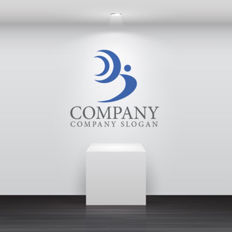 画像5: 人・曲線・輪・B・ロゴ・マークデザイン1222 (5)