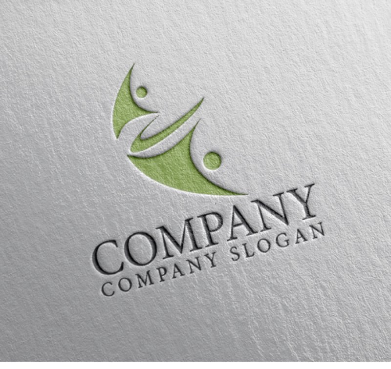 画像2: 人・E・曲線・協力・アルファベット・ロゴ・マークデザイン1226 (2)