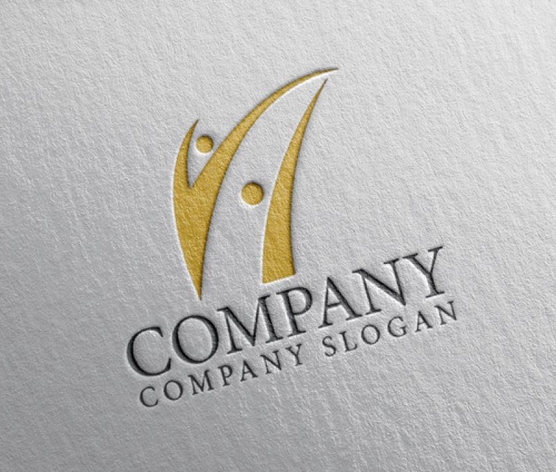 画像2: 人・曲線・A・アルファベット・グループ・ロゴ・マークデザイン1233 (2)