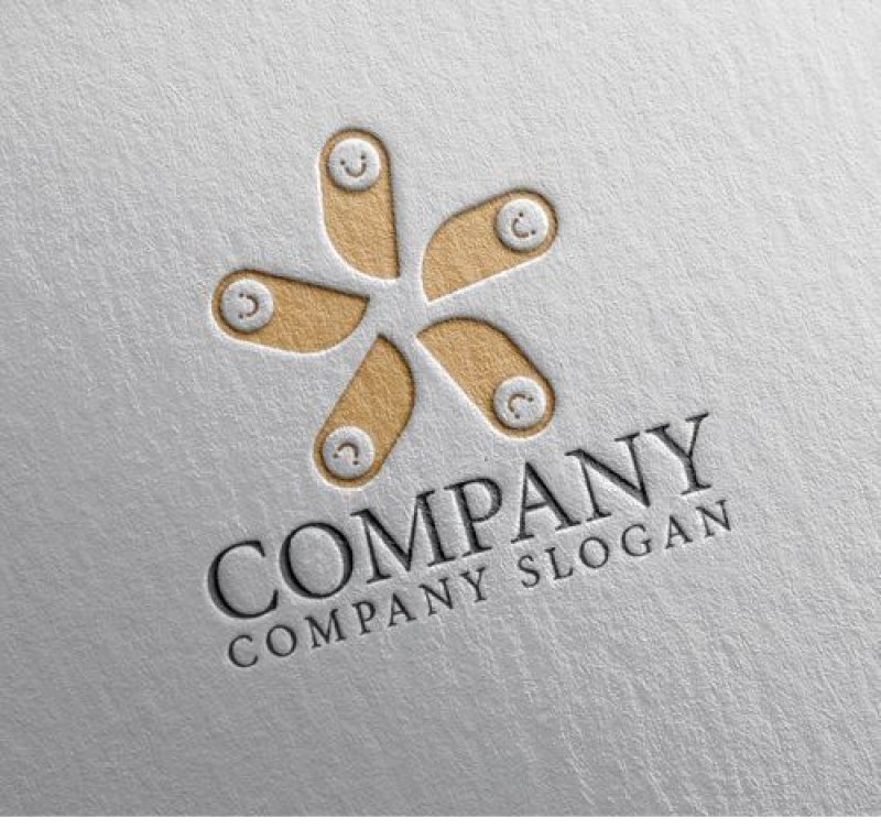 画像2: 人・花・顔・星・グループ・ロゴ・マークデザイン1244 (2)