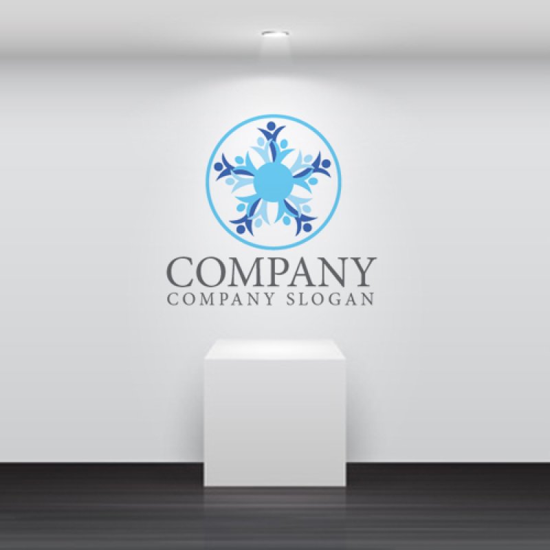 画像5: 人・輪・結晶・集合・ロゴ・マークデザイン1249 (5)