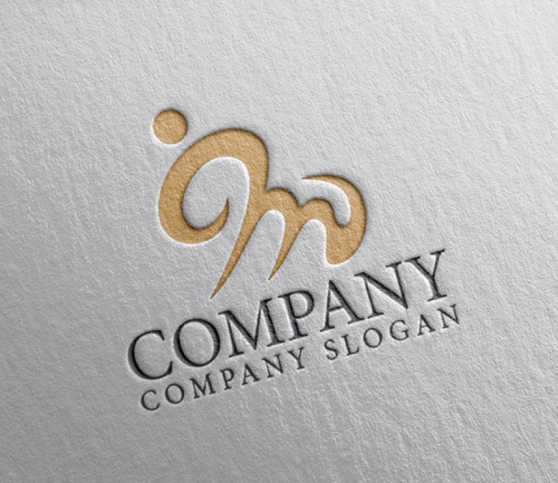 画像2: 人・曲線・m・アルファベット・ロゴ・マークデザイン1253 (2)