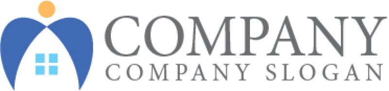 画像7: 人・家・羽・M・アルファベット・ロゴ・マークデザイン1259 (7)