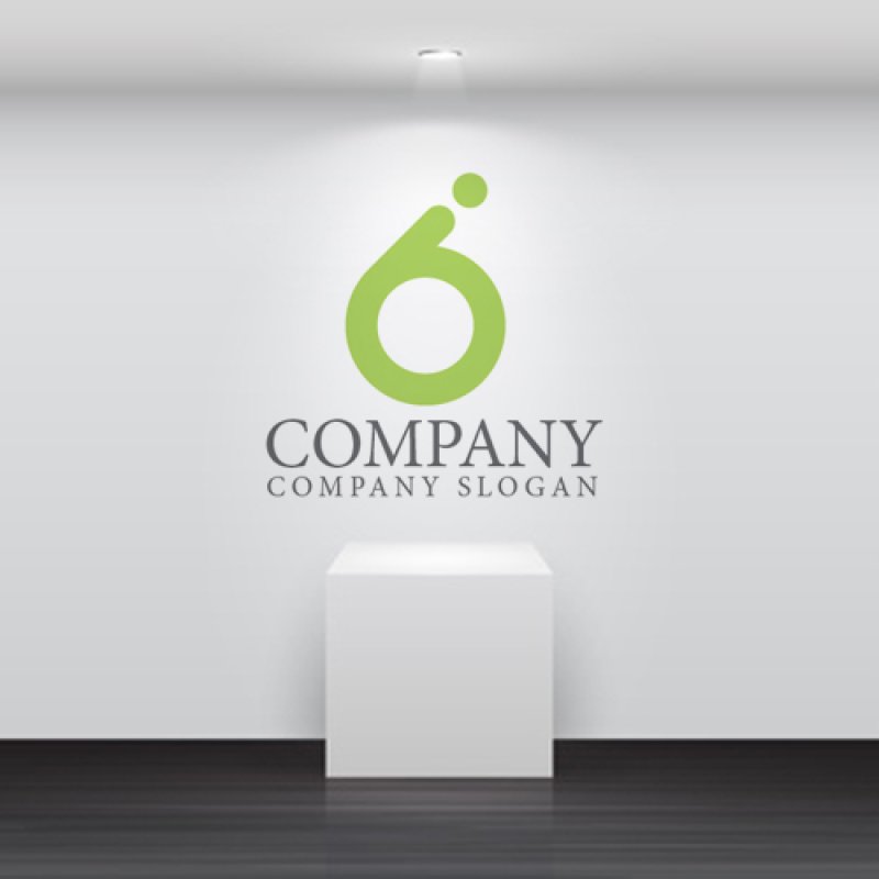 画像5: 人・6・輪・アルファベット・ロゴ・マークデザイン1272 (5)