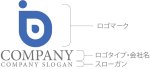 画像10: 人・D・水滴・アルファベット・ロゴ・マークデザイン1273 (10)