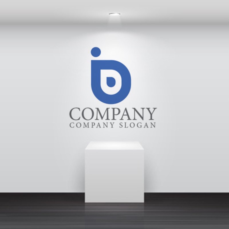 画像5: 人・D・水滴・アルファベット・ロゴ・マークデザイン1273 (5)