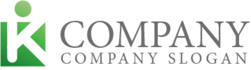 画像7: 人・K・四角・グラデーション・ロゴ・マークデザイン1279 (7)