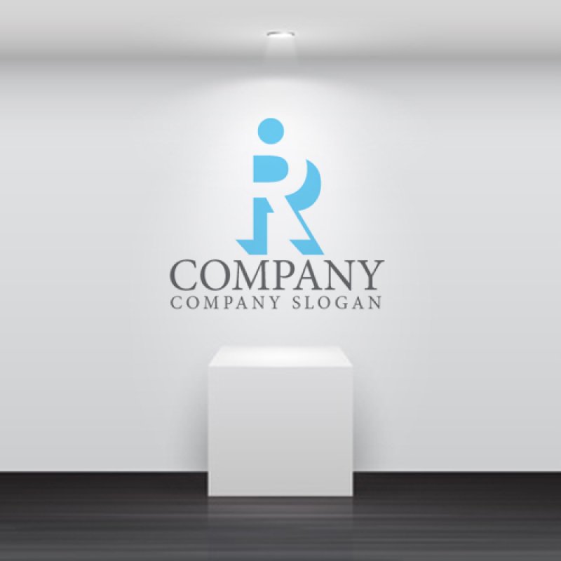 画像5: 人・R・アルファベット・ロゴ・マークデザイン1280 (5)