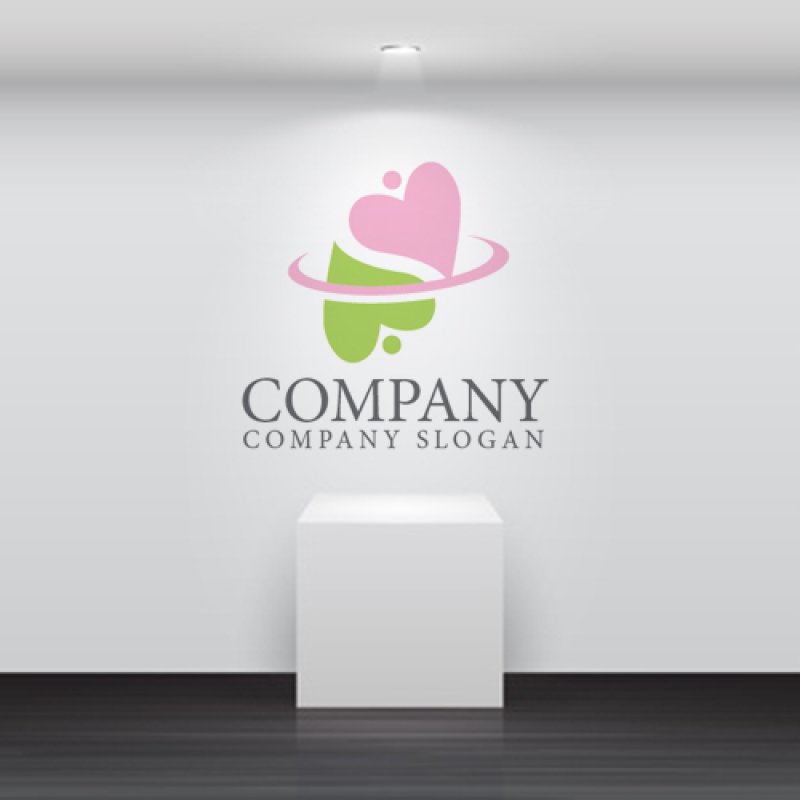 画像5: 人・S・ハート・曲線・ロゴ・マークデザイン1282 (5)