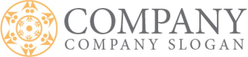 画像7: 人・輪・連続・アルファベット・ロゴ・マークデザイン1285 (7)