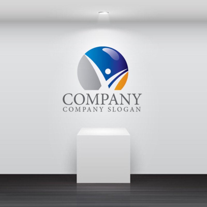 画像5: 人・輪・曲線・ロゴ・マークデザイン1289 (5)