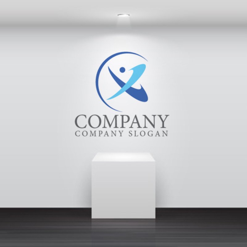 画像5: 人・輪・曲線・ロゴ・マークデザイン1292 (5)