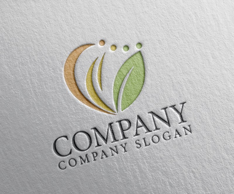 画像2: 人・ハート・曲線・葉・繋がり・ロゴ・マークデザイン1297 (2)