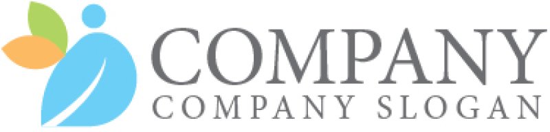 画像7: 人・羽・葉・ロゴ・マークデザイン1305 (7)