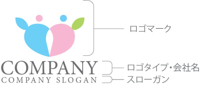 画像8: 人・羽・ハート・ペア・ロゴ・マークデザイン1306 (8)