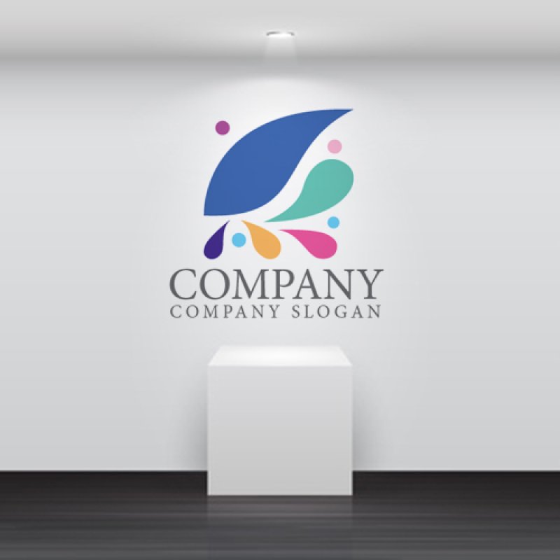 画像5: 人・葉・集合・ロゴ・マークデザイン1307 (5)