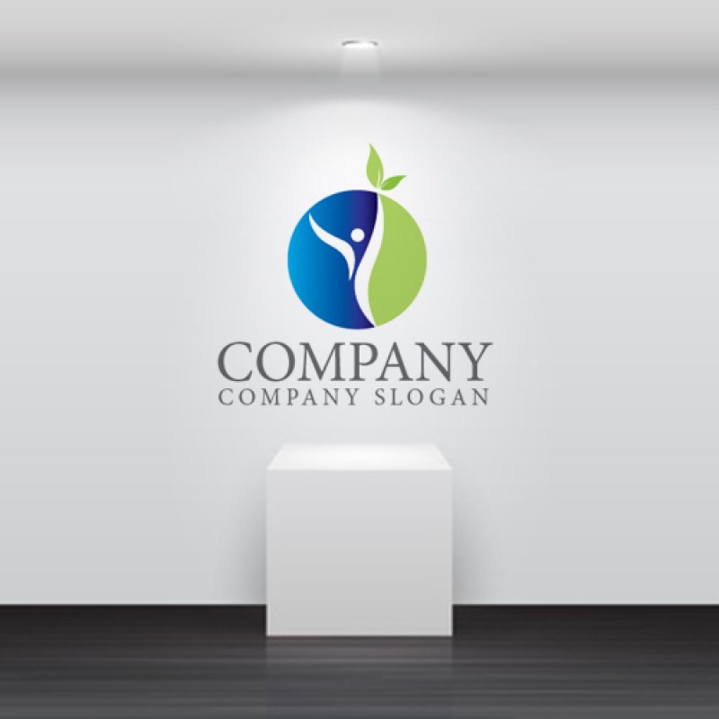 画像5: 人・曲線・Y・輪・葉・グラデーション・ロゴ・マークデザイン1314 (5)