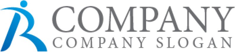 画像7: 人・R・曲線・アルファベット・グラデーション・ロゴ・マークデザイン1318 (7)