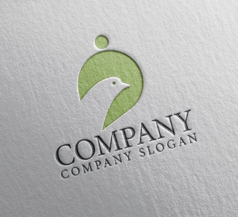 画像2: 人・鳥・輪・ロゴ・マークデザイン1324 (2)