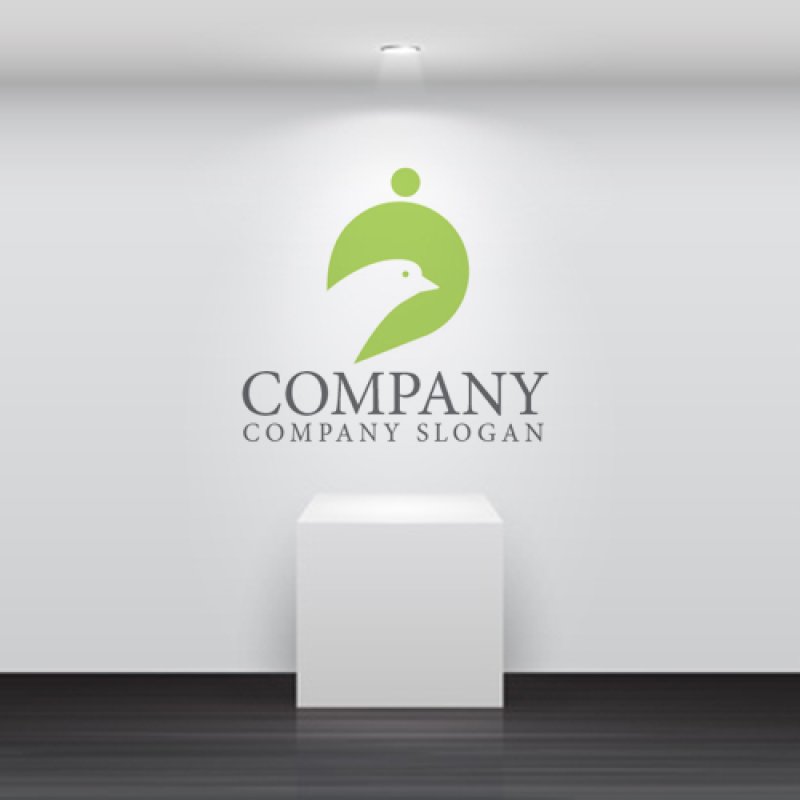 画像5: 人・鳥・輪・ロゴ・マークデザイン1324 (5)