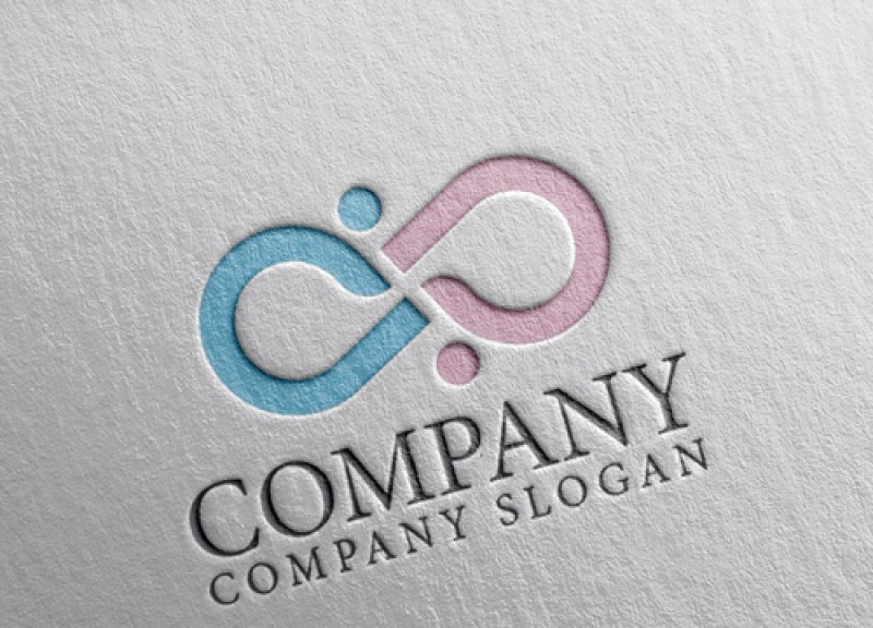 画像2: 人・輪・無限・協力・ロゴ・マークデザイン1326 (2)